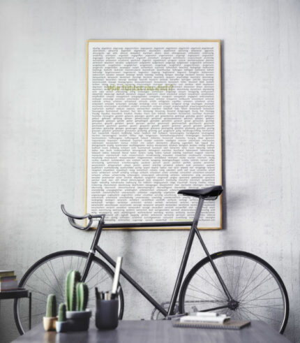 Emotionscanner Classic Poster A1 Fahrrad