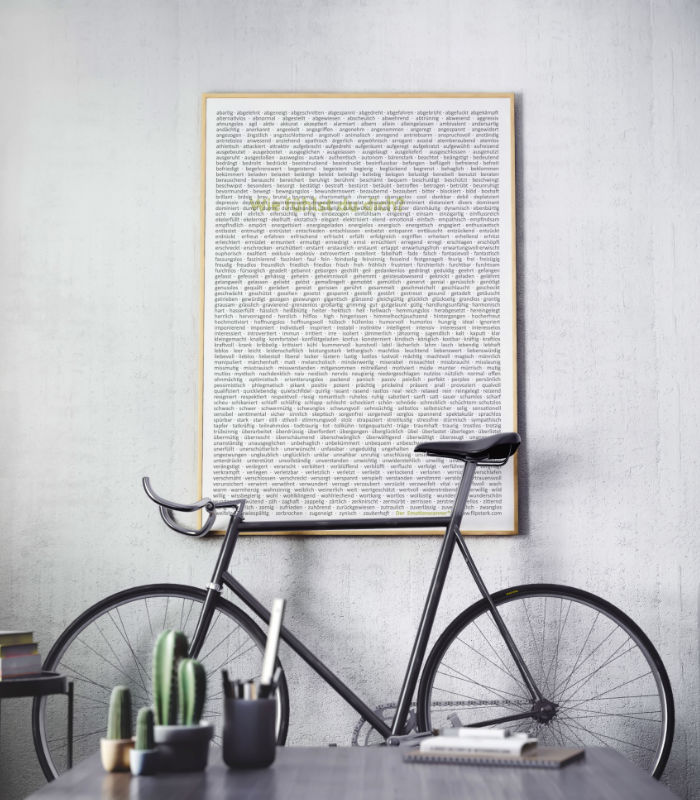 Emotionscanner Classic Poster A1 Fahrrad