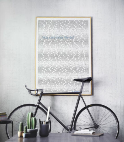 Wertescanner Classic Poster A1 Fahrrad