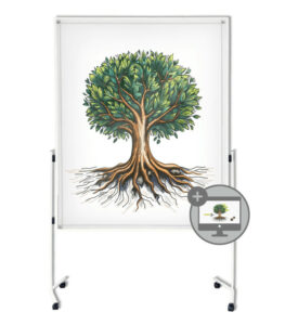 flipstark Stoffchart mit Baum-Motiv