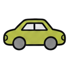 Auto in Seitenansicht