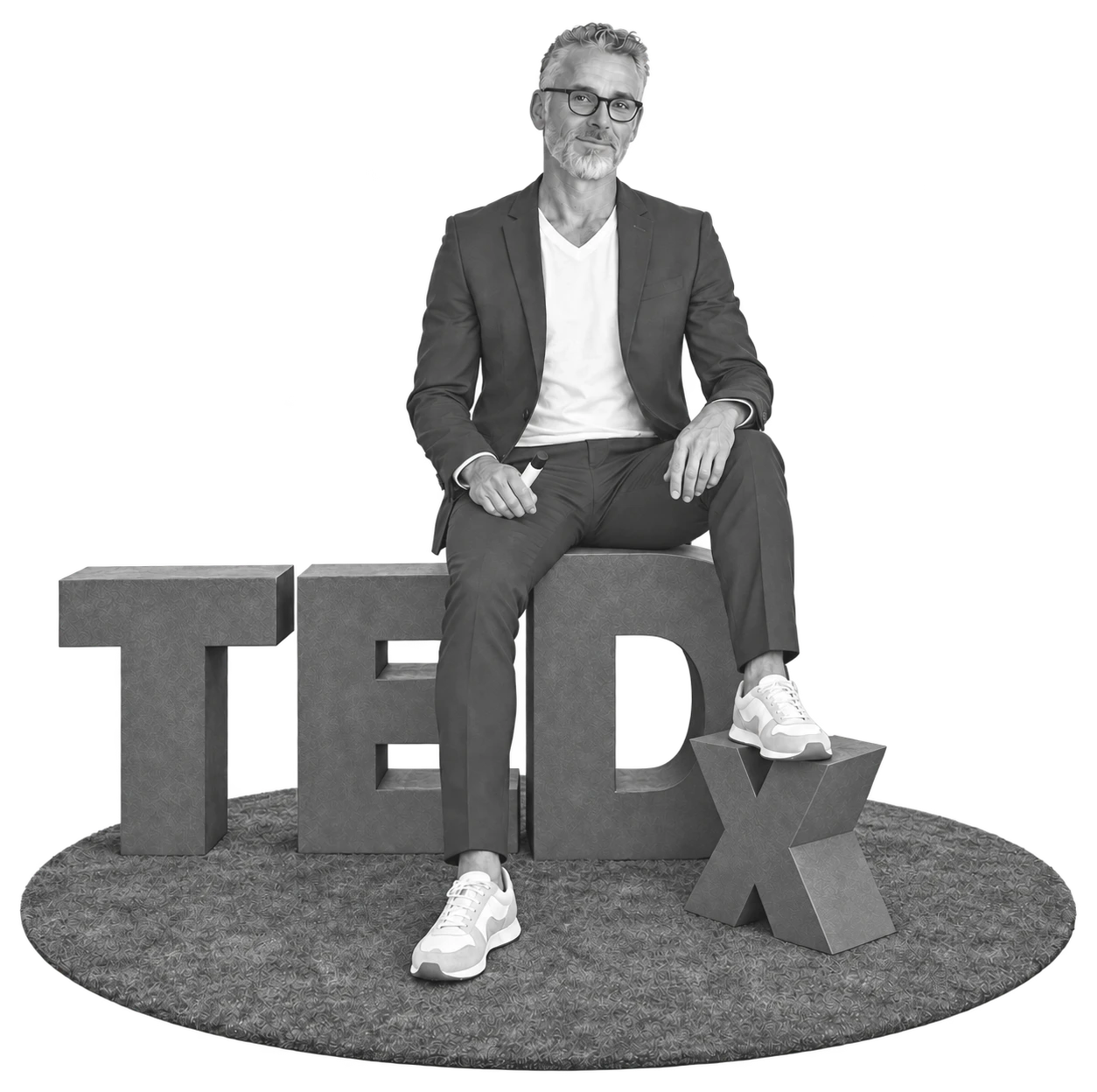 Michael Kobbeloer auf der TEDx-Bühne